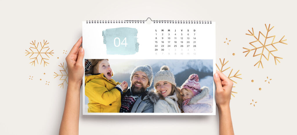 Calendrier photo mural A3 paysage