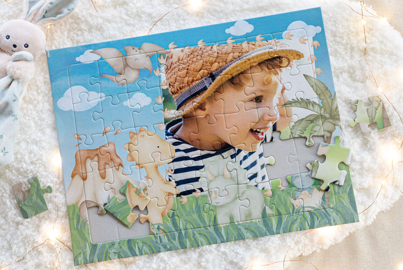 Puzzle personnalisé pour enfant avec une photo mignonne