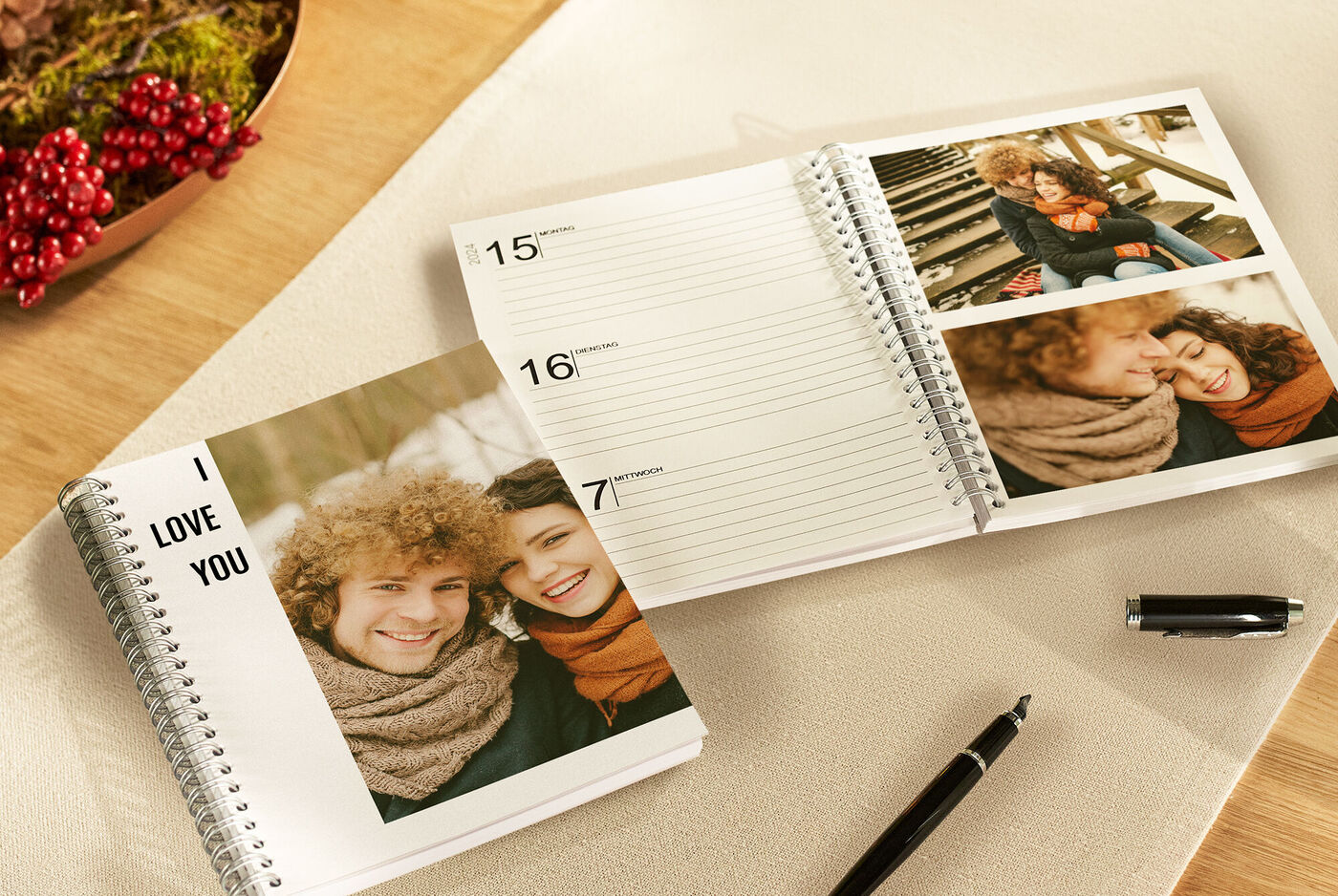 Agenda photo personnalisé A5