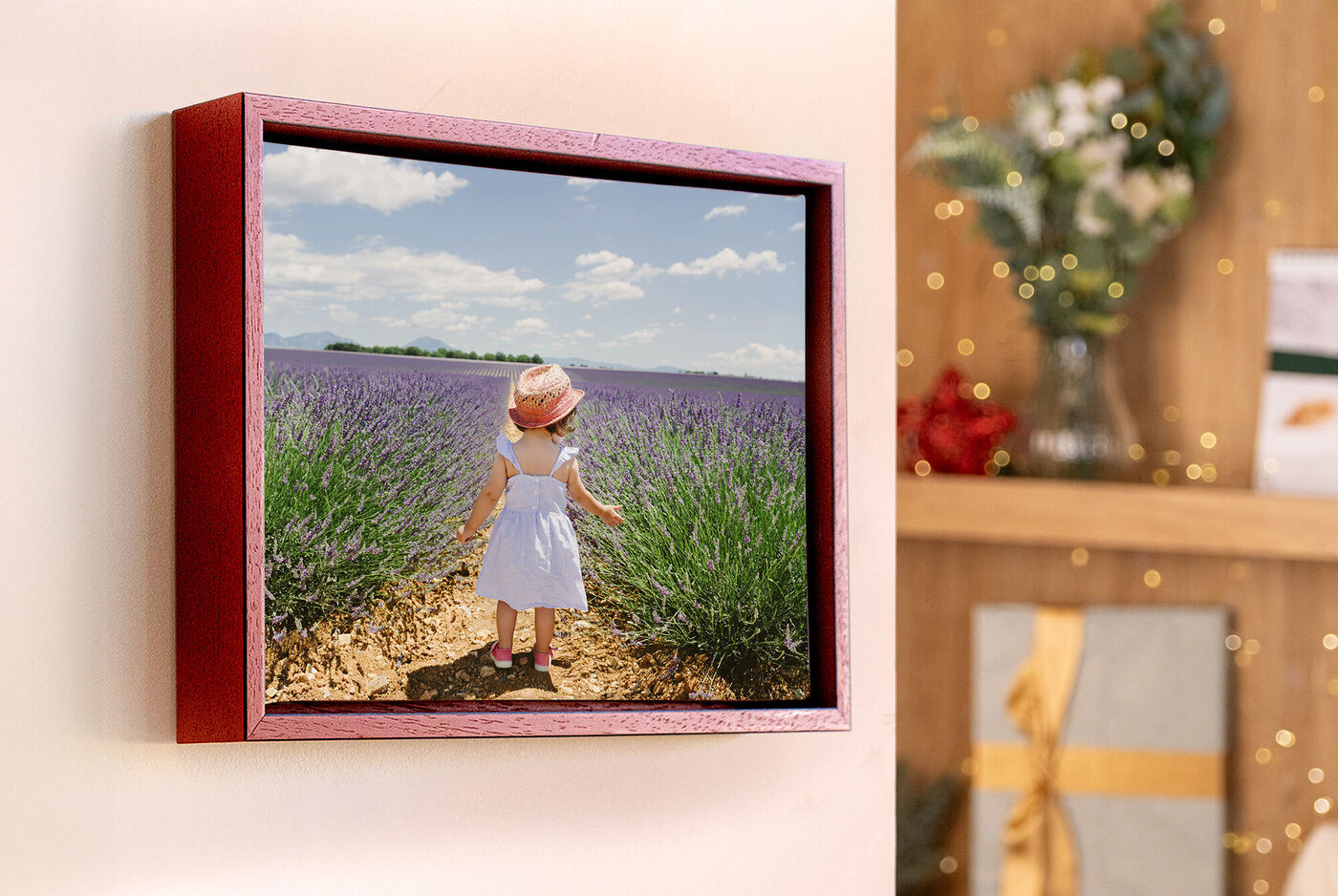 Photo sur toile personnalisée avec une caisse américaine