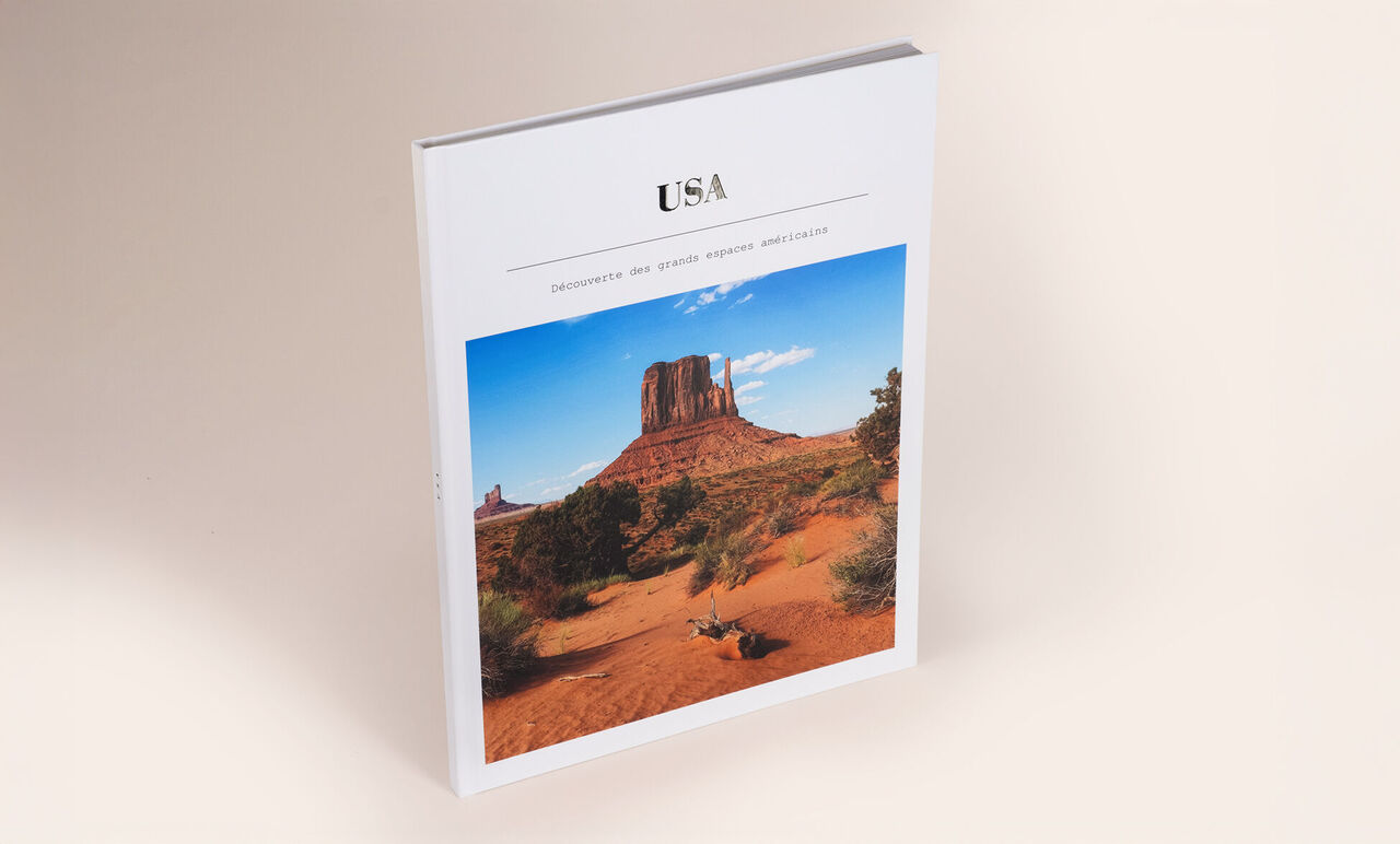 Grand livre photo portrait, album photo voyage aux USA