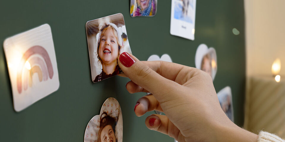 Magnets photo personnalisés en différents formats