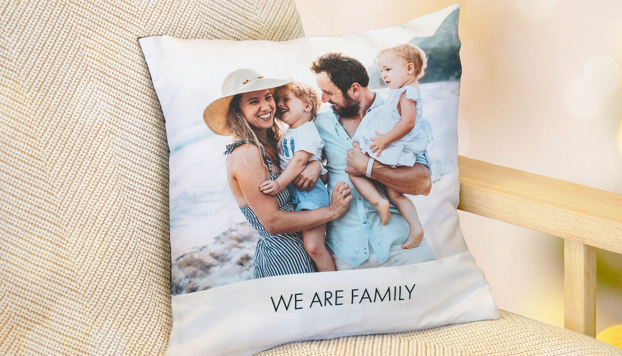 Coussin personnalisé photo