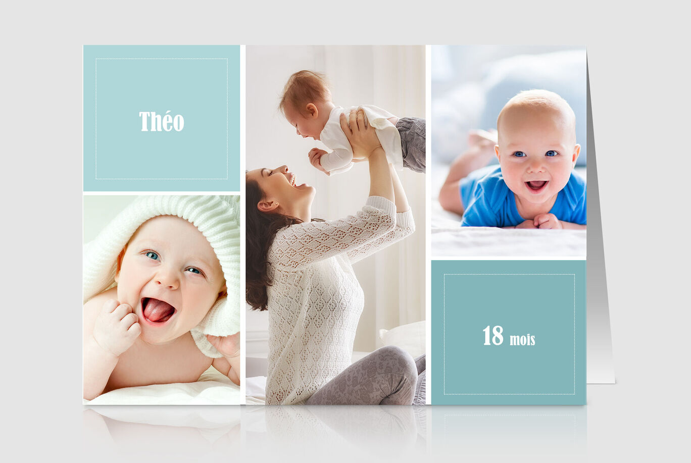 Faire-part de naissance d'un bébé