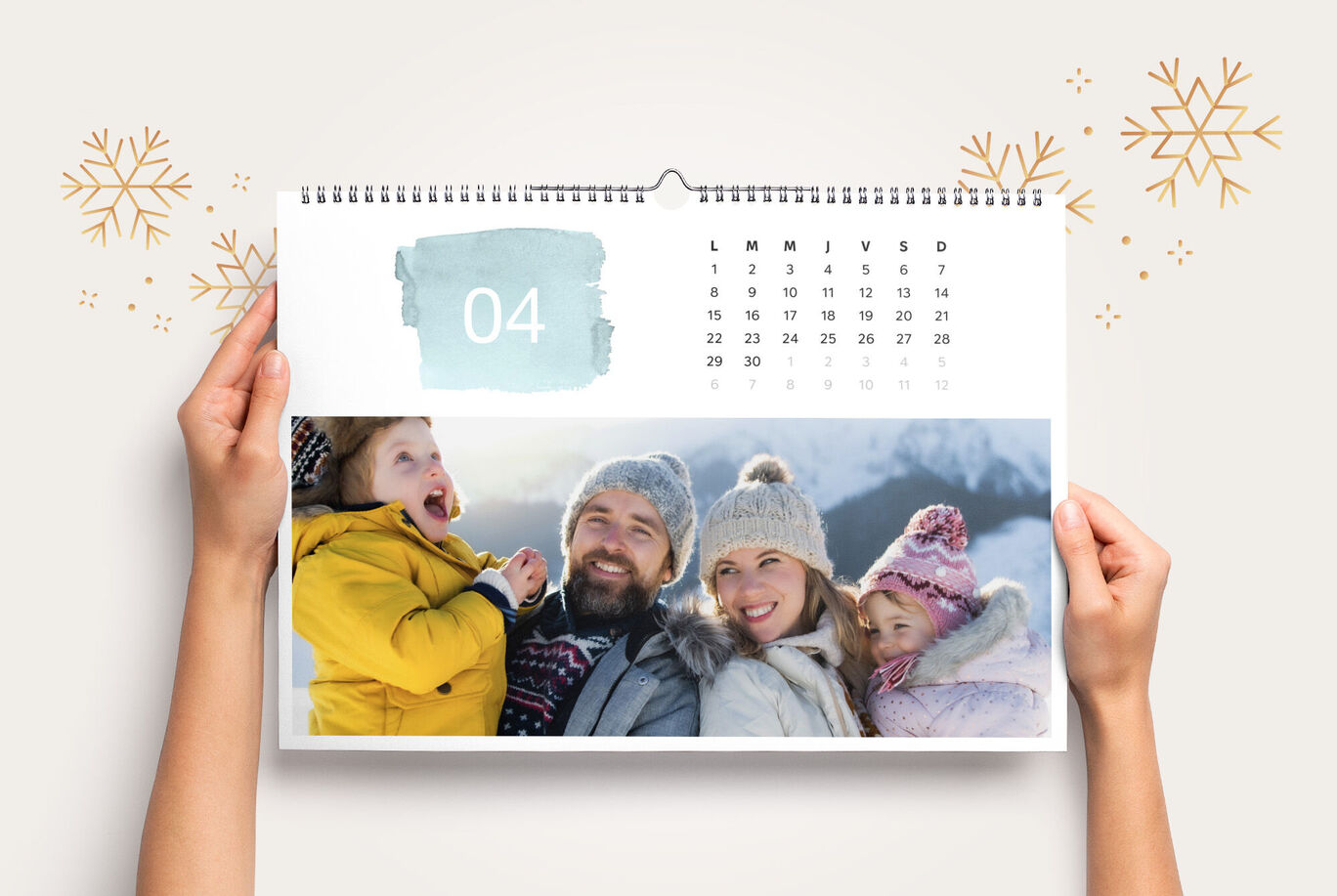 Calendrier photo mural A3 paysage