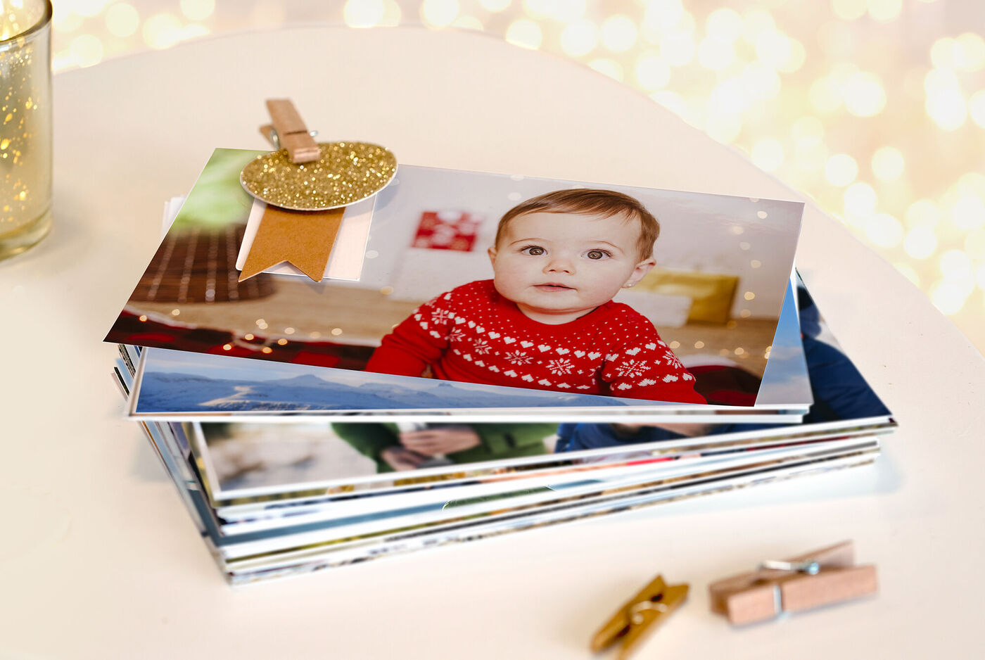 Tirages photos classiques avec des photos de Noël