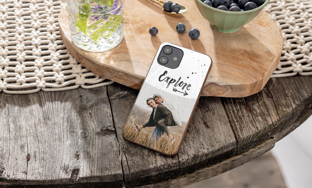 Coque slim en bois;11677